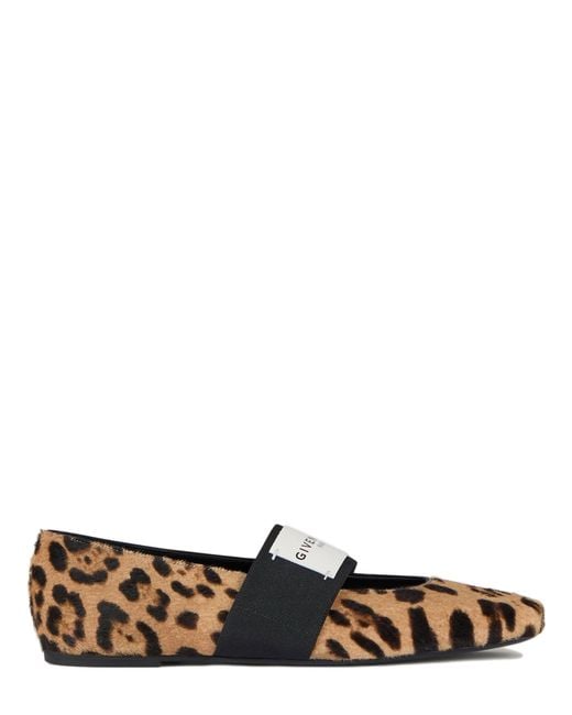 Givenchy White Sliced ?Square Ballerinas