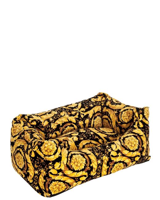 Versace Metallic 'Barocco’ Pet Bed
