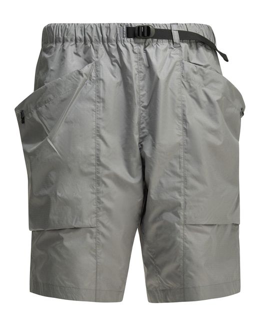 Goldwin Gray "Rip-Stop" Technical Shorts for men