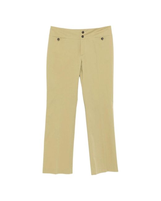 Etro Natural Cotton Elastane Pants
