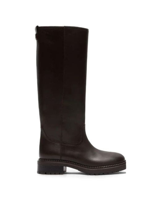 Casadei Black "Concept" T.030 Knee Boot