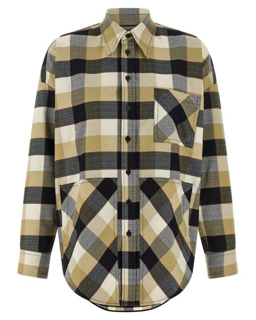 Missoni Gray Check Pattern Shirt