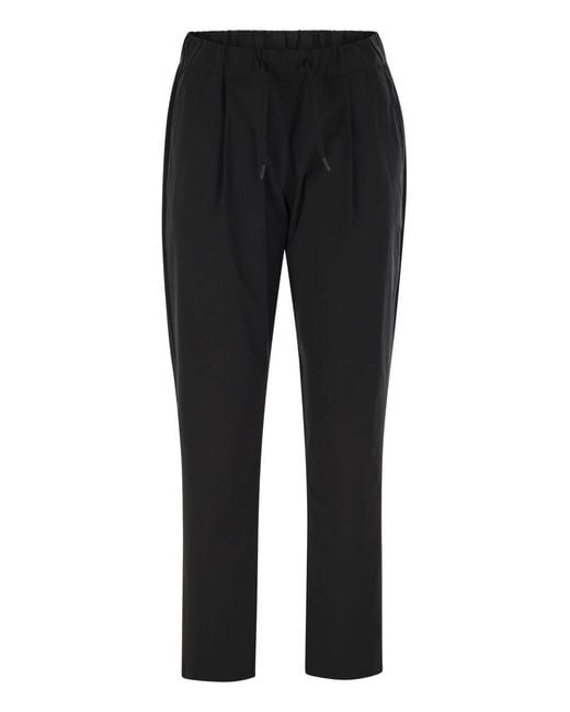 Herno Black Master Nylon Trousers