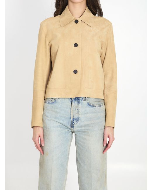 Arma Blue Emy Suede Jacket
