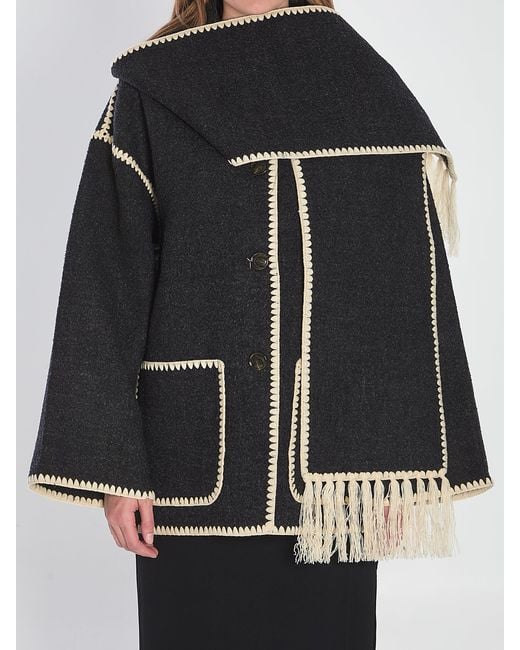 Women's Black Wool Jacket