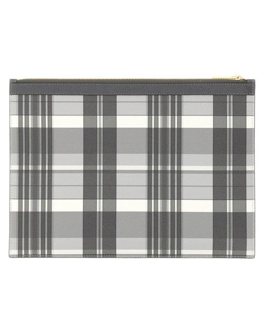 Thom Browne Metallic Medium Document Holder for men