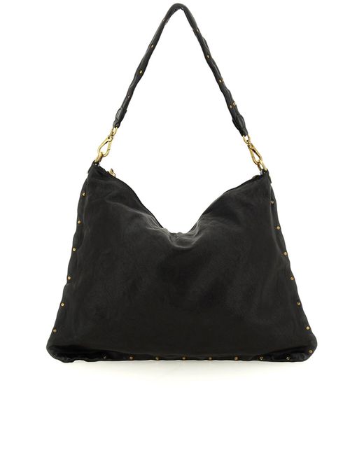Campomaggi Black Leather Wanda