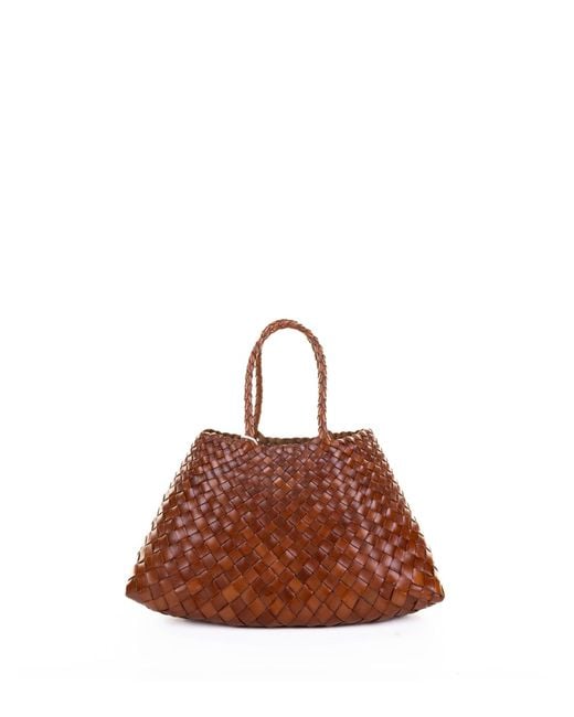 Dragon Diffusion Brown Santa Croce Small Bag