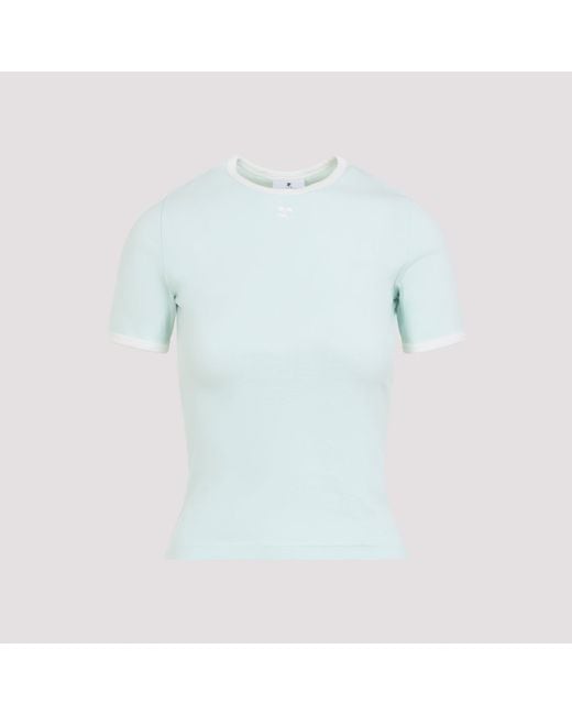 Courreges Blue Tshirt