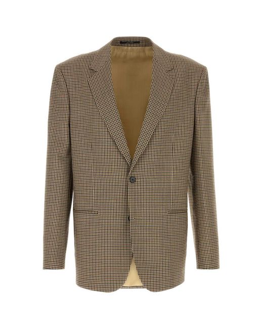 Gucci Green Wool Single-Breasted Blazer Jacket for men