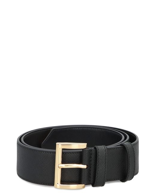 Women's Black Elegant Leather Belt