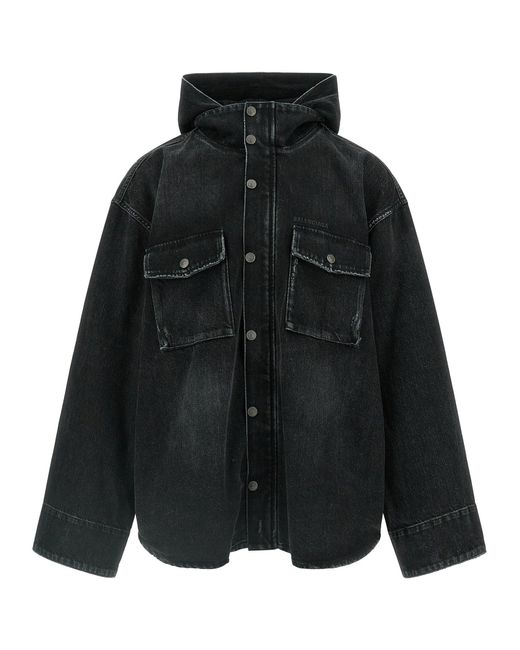 Balenciaga Black 'Cargo' Jacket