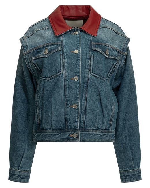 Isabel Marant Blue "Devyn" Denim Jacket