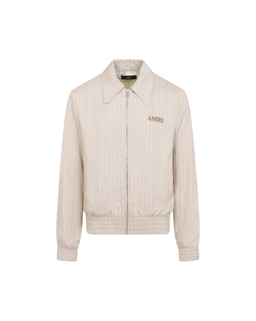 Amiri White Light Stripes Jacket for men