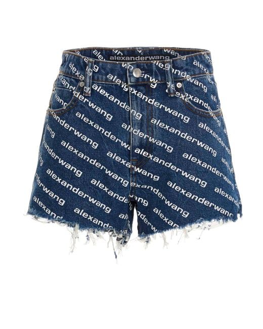Alexander Wang Blue Shorts