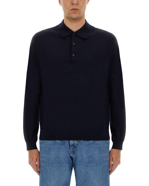 sunflower Blue Wool Sweater for men