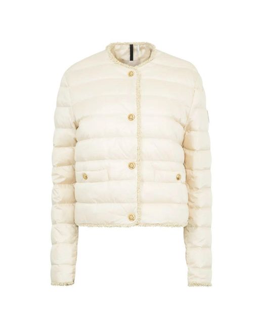 Moncler White Fleurs Jacket