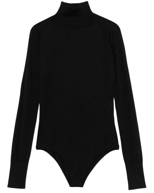 Alaïa Black Bodysuit By Alaïa