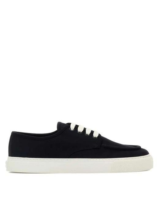 Prada Black Flat Shoes for men