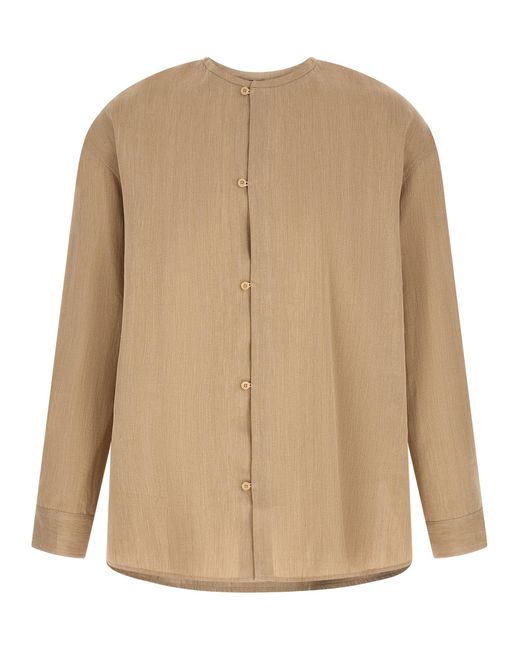 Jacquemus Natural Linen Blouse for men