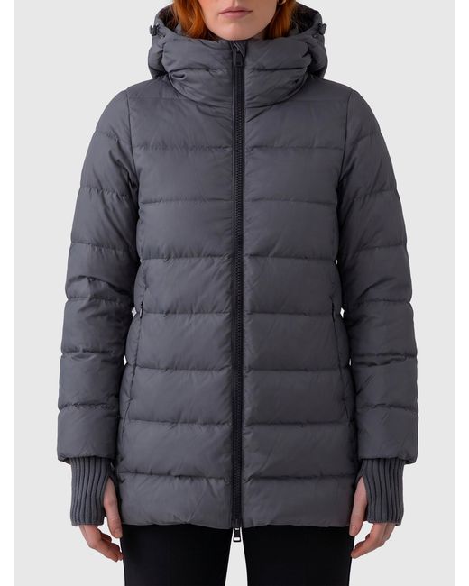 Herno Gray 2-Layer Nylon Puffer Jacket
