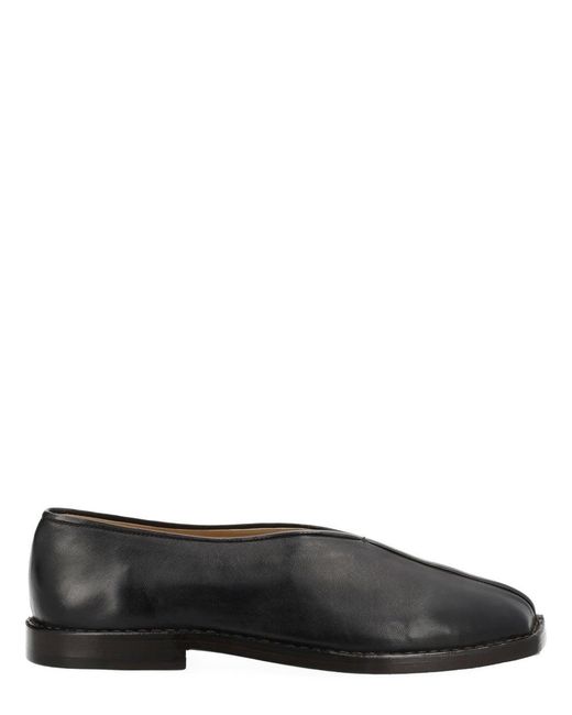 Lemaire Black Cowhide Flats