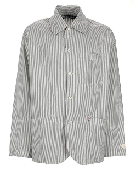 Jacquemus Gray Multicolour Polyester Cotton Jacket