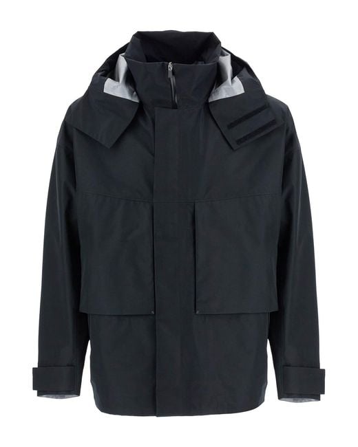 Herno Black Short Waterproof Jacket For for men
