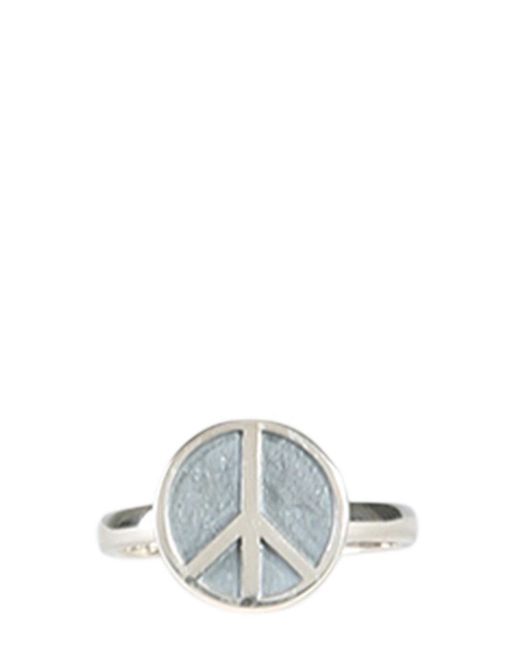 Needles White Peace Ring