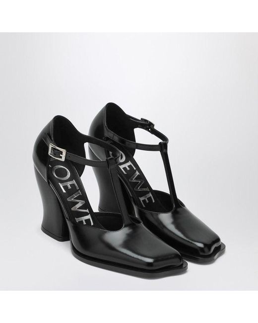 Loewe Black Onda Tbar Pumps