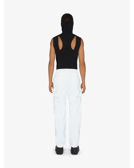 Givenchy White Formal Base Multipocket & Holders Pants Nwt for men