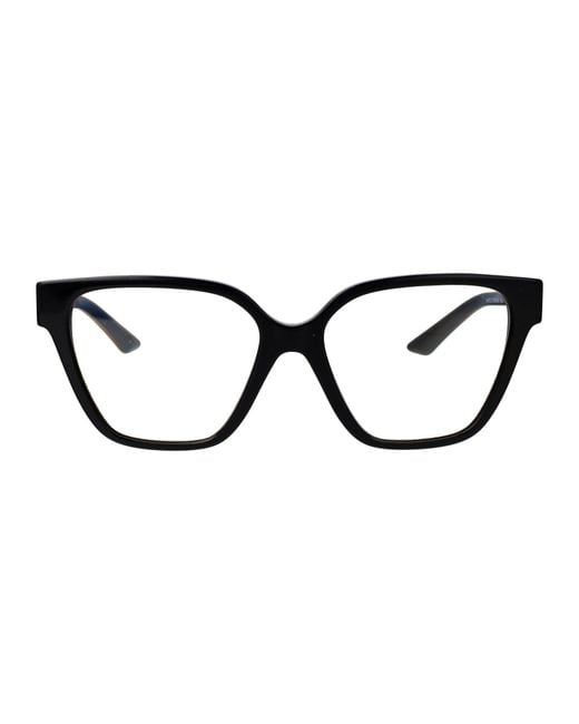 Versace Black Acetate Glasses