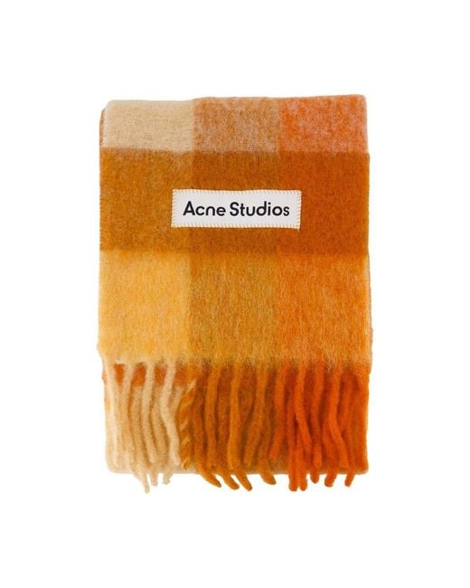 Acne Orange Scarf