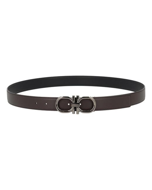 Ferragamo Black Cut To Size Reversible Belt for men