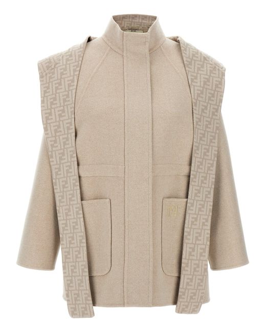 Women's Natural Ff Wool Parka