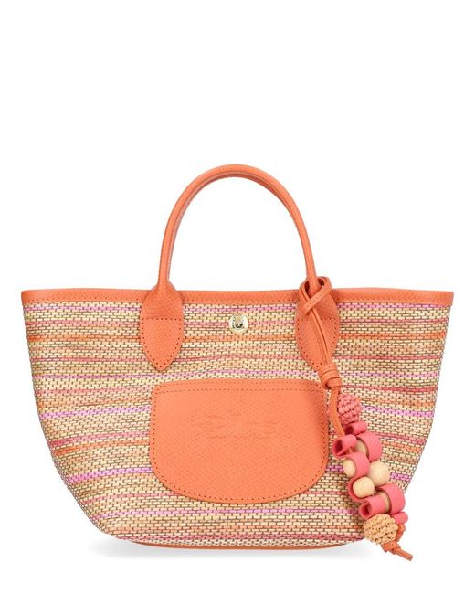 Longchamp Orange Le Panier Pliage