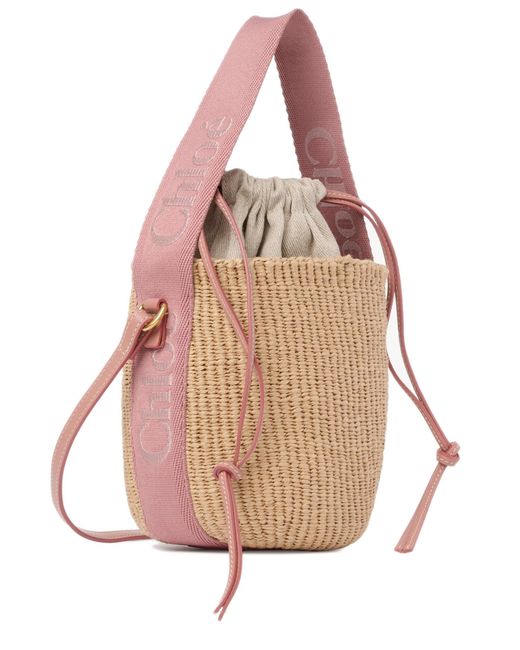 Chloé Pink Mini Drawstring Bag