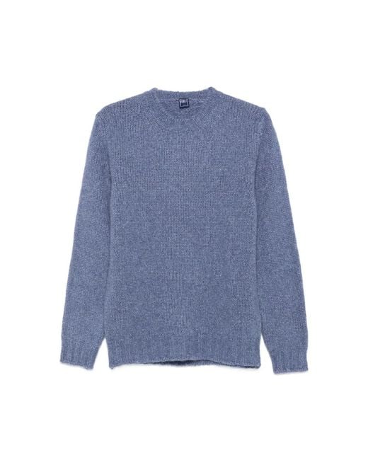 Fedeli Blue Sweaters for men