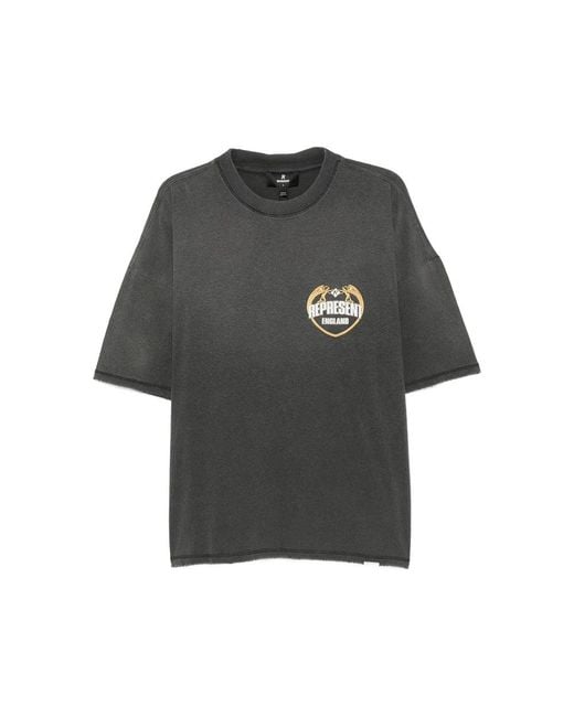 Represent Black T-Shirts & Vests for men