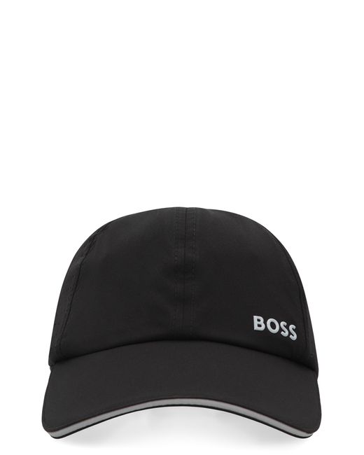 Men's Black Baseball Cap With Logo