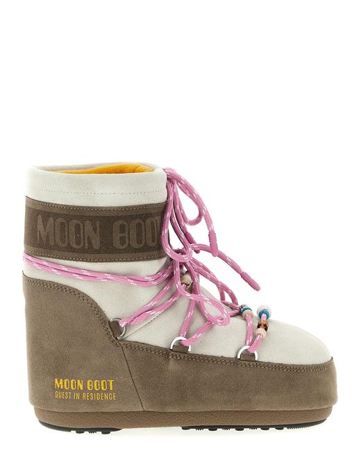 Moon Boot Pink Ankle Boots