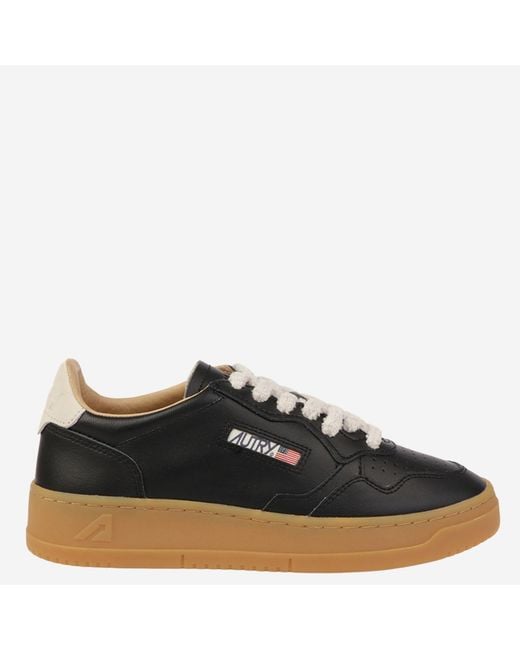Autry Black Meadalist Sneakers for men