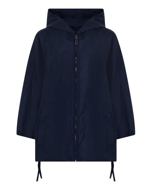 Max Mara Blue Taffeta Jacket