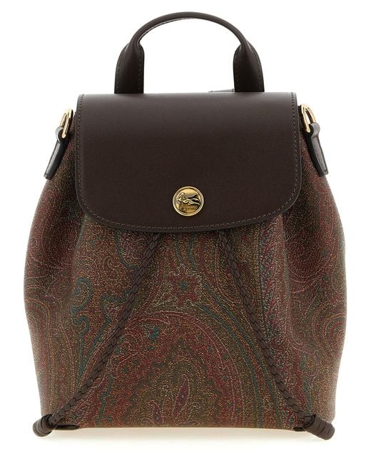 Etro Brown Essential' Small Backpack