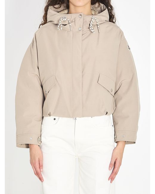 Moncler Natural Eucalyptus Short Down Jacket