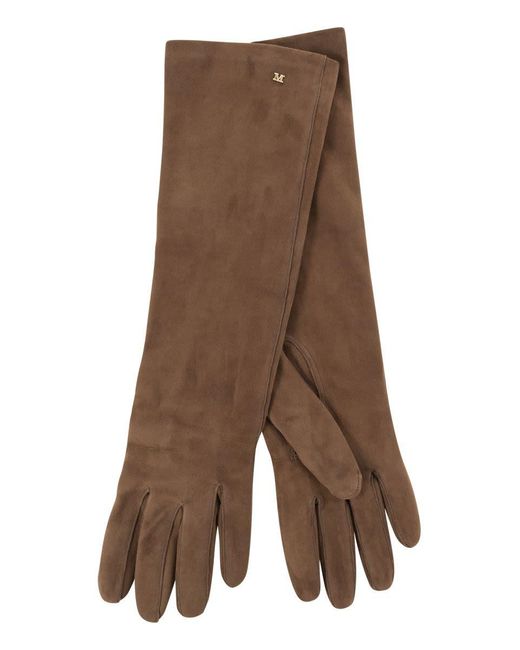 Max Mara Brown Afideesuede