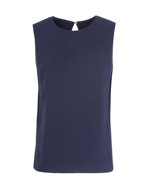 P.A.R.O.S.H. Blue Basic Blouse