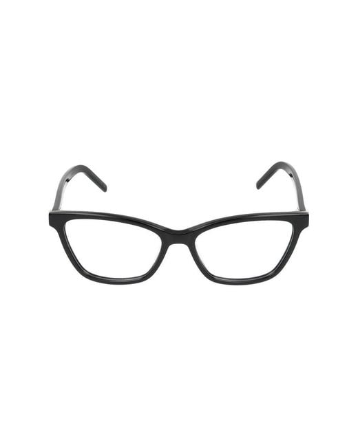 Saint Laurent Black Sl M128 Linea Monogram Eyeglasses