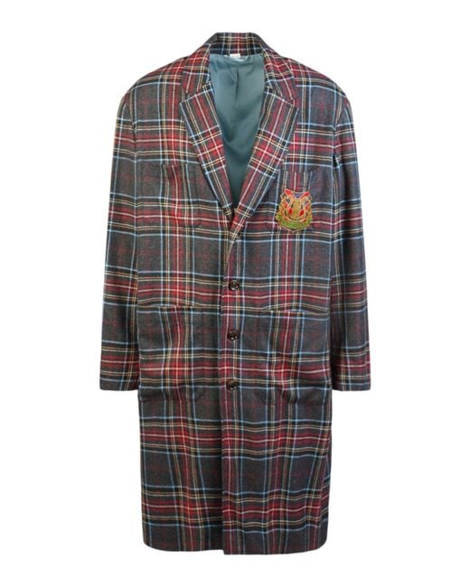 Gucci Blue Crest Coat