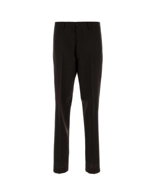 Prada Black Dark Wool Pant for men